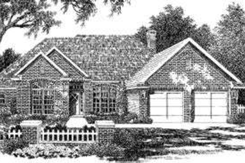 Exterior - Front Elevation 2 for Traditional House Plan #310-188 - 4 bed, 3 bath