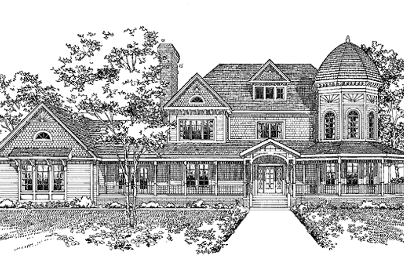 Victorian Style House  Plan 4 Beds 3 Baths 4812 Sq Ft 