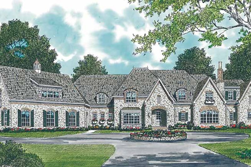 House Plan Design - Country Exterior - Front Elevation Plan #453-245