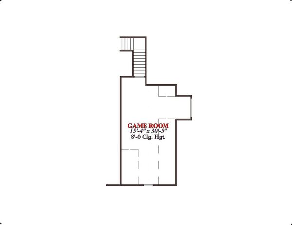 Dream House Plan - Optional Bonus Level