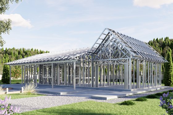 Exterior - Front Elevation 9 for Farmhouse House Plan #1106-174 - 2 bed, 1 bath