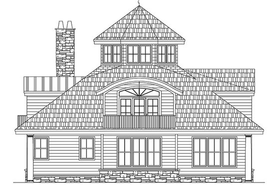 Exterior - Other Elevation for Contemporary House Plan #1061-7 - 4 bed, 3.5 bath