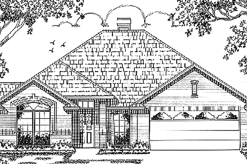 Dream House Plan - Traditional Exterior - Front Elevation Plan #42-648