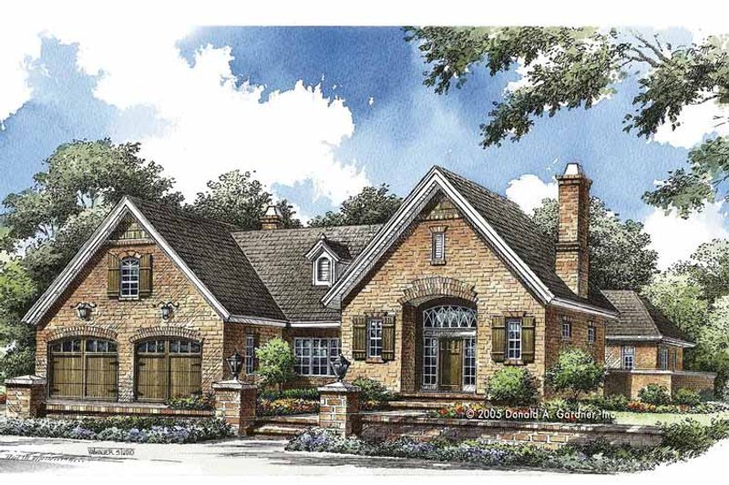 Home Plan - Exterior - Front Elevation 3 for Country House Plan #929-773 - 3 bed, 2.5 bath