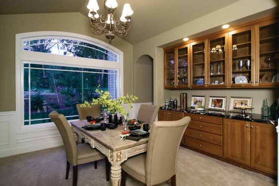 Interior - Dining Room for Craftsman House Plan #132-241 - 4 bed, 3.5 bath