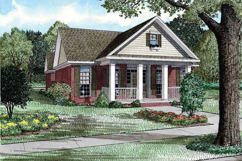 House Plan Design - Country Exterior - Front Elevation Plan #17-2903