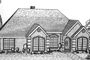 House Blueprint - Country Exterior - Front Elevation Plan #968-15