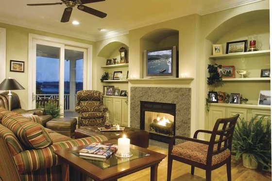 Interior - Family Room for Country House Plan #930-142 - 3 bed, 3.5 bath