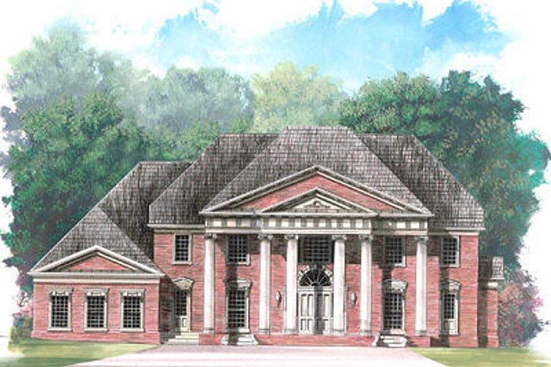 House Blueprint - Classical Exterior - Front Elevation Plan #119-246