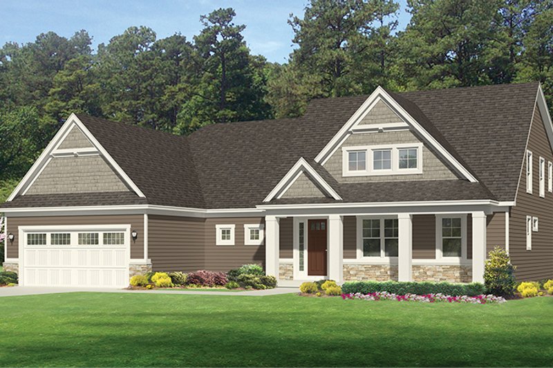 Home Plan - Exterior - Front Elevation 4 for Craftsman House Plan #1010-161 - 3 bed, 2.5 bath