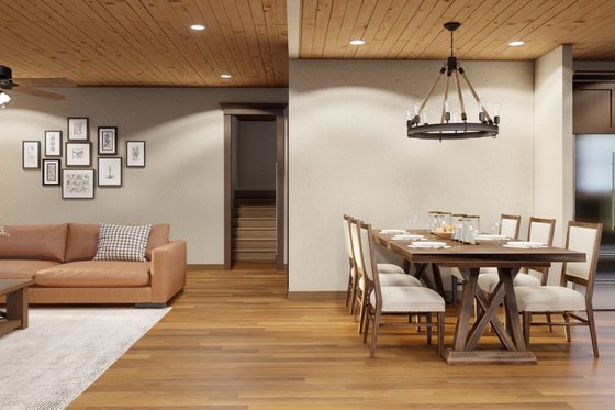 Interior - Dining Room for Country House Plan #923-341 - 2 bed, 2 bath