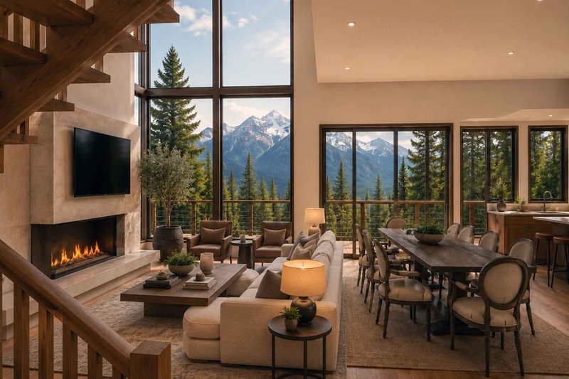 Architectural House Design - Interior - Dining Room for Contemporary House Plan #1101-69 - 3 bed, 3.5 bath