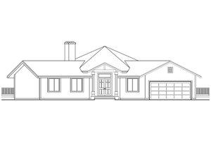 Exterior - Other Elevation for Contemporary House Plan #124-162 - 3 bed, 2 bath
