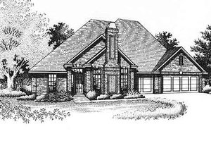 Traditional Exterior - Front Elevation Plan #310-786