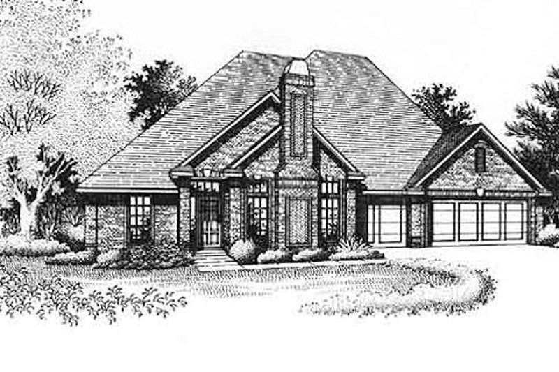 Traditional Style House Plan - 4 Beds 2.5 Baths 2091 Sq/Ft Plan #310-786