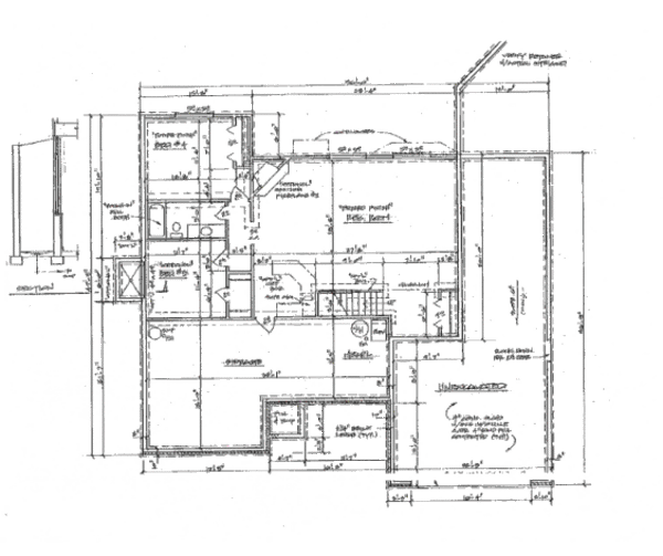Ranch Floor Plan - Lower Floor Plan #58-181