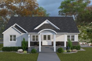 Architectural House Design - Craftsman Exterior - Front Elevation Plan #1060-479