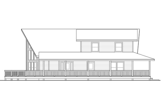 Exterior - Other Elevation for Craftsman House Plan #124-1369 - 3 bed, 2 bath