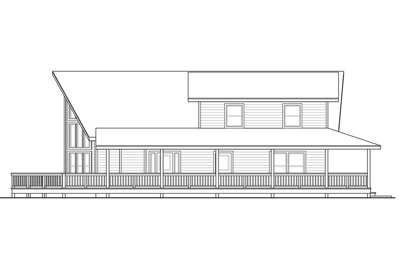 Home Plan - Exterior - Other Elevation for Craftsman House Plan #124-1369 - 3 bed, 2 bath