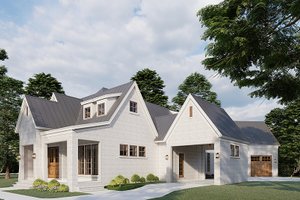 Exterior - Other Elevation 1 for Modern House Plan #923-198 - 3 bed, 3 bath