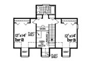 Traditional Style House Plan - 3 Beds 2.5 Baths 2264 Sq/Ft Plan #47-282 