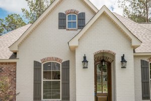 Exterior - Front Elevation 3 for European House Plan #430-84 - 3 bed, 2 bath