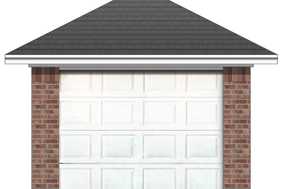 Exterior - Front Elevation for Traditional House Plan #84-439, 0 bath