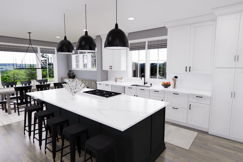 Dream House Plan - Interior - Kitchen 2 for Country House Plan #51-1568 - 4 bed, 3.5 bath