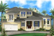 Beach Style House Plan - 3 Beds 3.5 Baths 4920 Sq/Ft Plan #27-514 