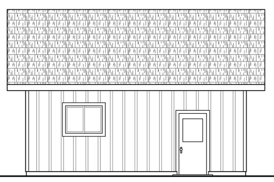 Exterior - Other Elevation for Traditional House Plan #124-1039, 0 bath