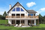 Country Style House Plan - 5 Beds 4 Baths 3573 Sq/Ft Plan #54-566 