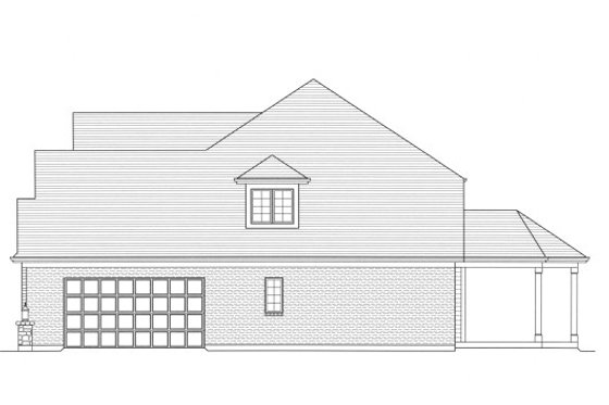 Exterior - Other Elevation for Traditional House Plan #46-502 - 4 bed, 3.5 bath