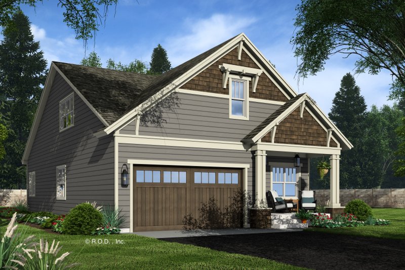 House Design - Exterior - Front Elevation 6 for Bungalow House Plan #51-1336 - 4 bed, 3 bath