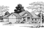 European Style House Plan - 3 Beds 3 Baths 2731 Sq/Ft Plan #70-766 