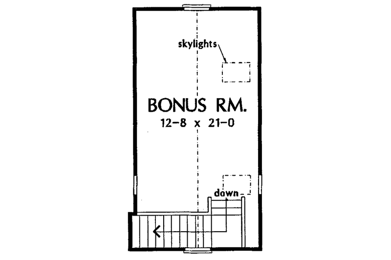 Home Plan - Floor Plan - Other Floor for Country House Plan #929-279 - 3 bed, 2 bath