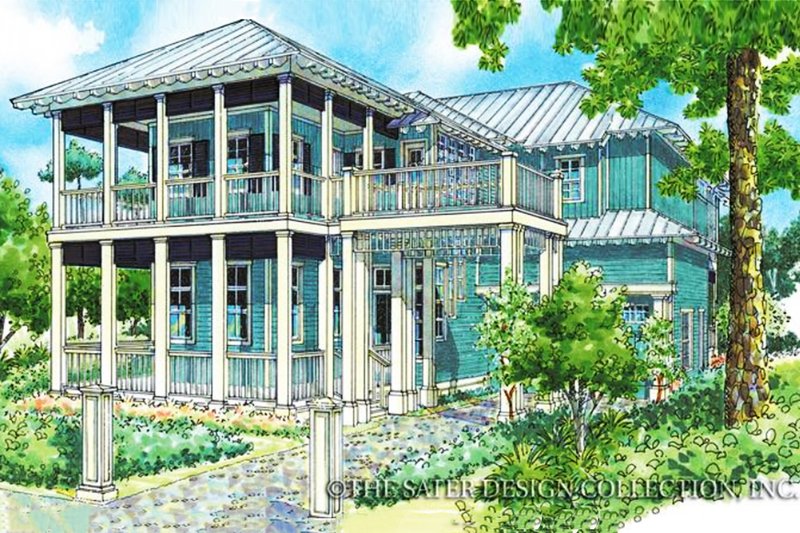Home Plan - Country Exterior - Front Elevation Plan #930-88