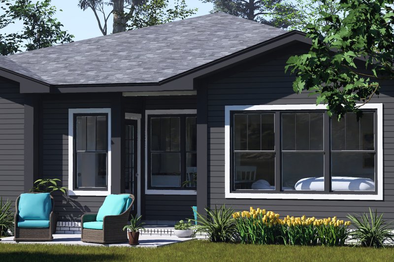 Home Plan - Exterior - Other Elevation 5 for Modern House Plan #513-2486 - 4 bed, 4 bath