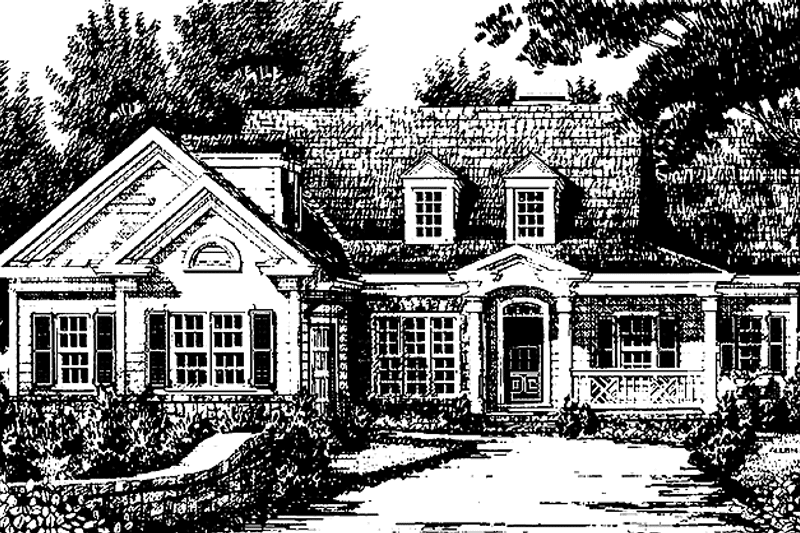 Home Plan - Exterior - Front Elevation 3 for Country House Plan #927-721 - 3 bed, 2 bath