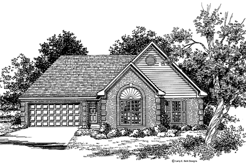 Home Plan - Ranch Exterior - Front Elevation Plan #952-161