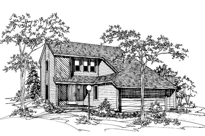 House Plan Design - Contemporary Exterior - Front Elevation Plan #320-860