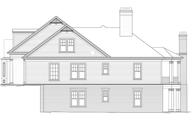Home Plan - Exterior - Other Elevation for Colonial House Plan #429-442 - 3 bed, 2.5 bath