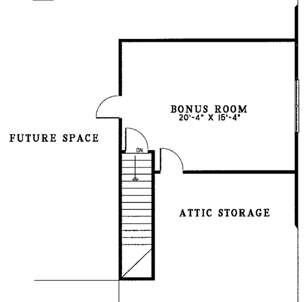 Home Plan - Country Floor Plan - Upper Floor Plan #17-3090