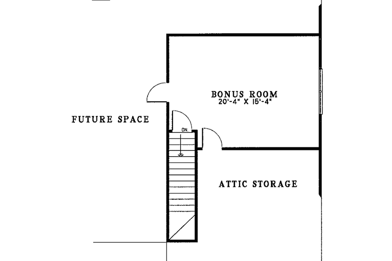 Architectural House Design - Floor Plan - Upper Floor for Country House Plan #17-3090 - 4 bed, 2.5 bath