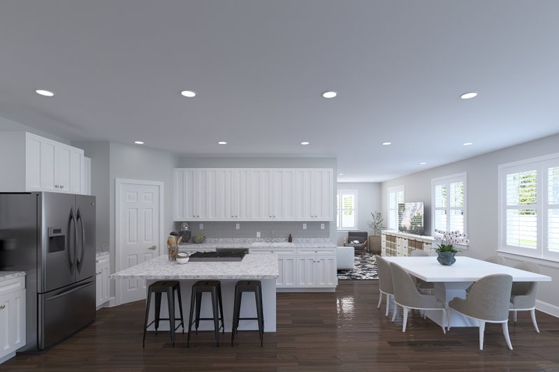 House Blueprint - Interior - Kitchen for Craftsman House Plan #1060-475 - 2 bed, 3 bath