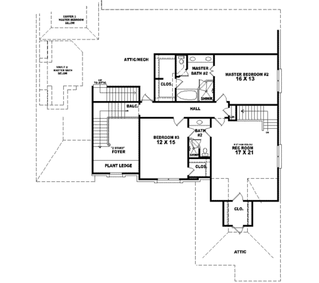 European Style House Plan - 3 Beds 3.5 Baths 3722 Sq/Ft Plan #81-599 ...