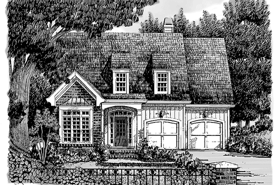Exterior - Front Elevation 3 for Country House Plan #927-747 - 4 bed, 3 bath
