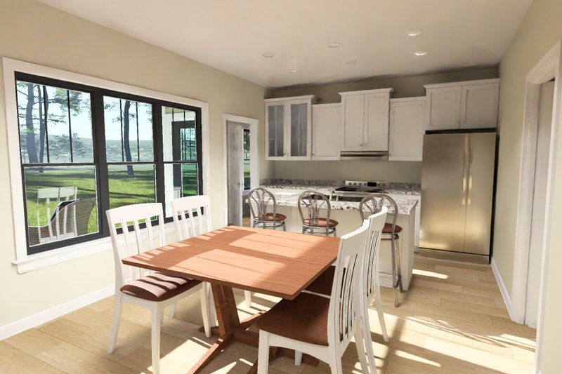 Dream House Plan - Interior - Dining Room for Modern House Plan #513-2490 - 3 bed, 3 bath