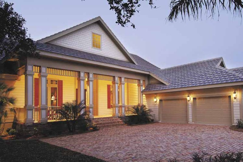 Dream House Plan - Exterior - Front Elevation 3 for Ranch House Plan #930-232 - 3 bed, 2.5 bath