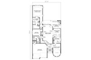 European Style House Plan - 4 Beds 2.5 Baths 2889 Sq/Ft Plan #17-2307 