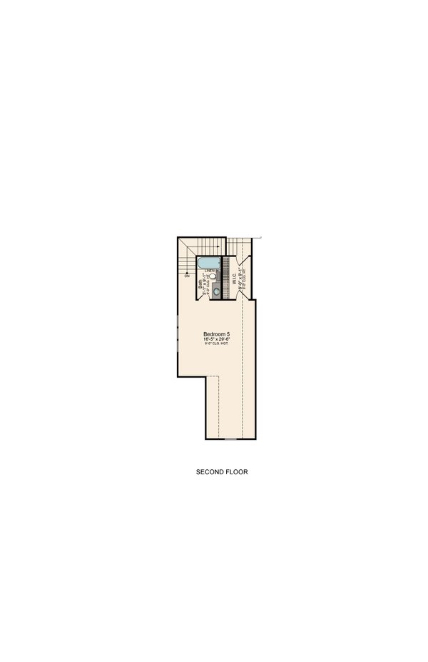 Architectural House Design - Farmhouse Floor Plan - Upper Floor Plan #1081-20